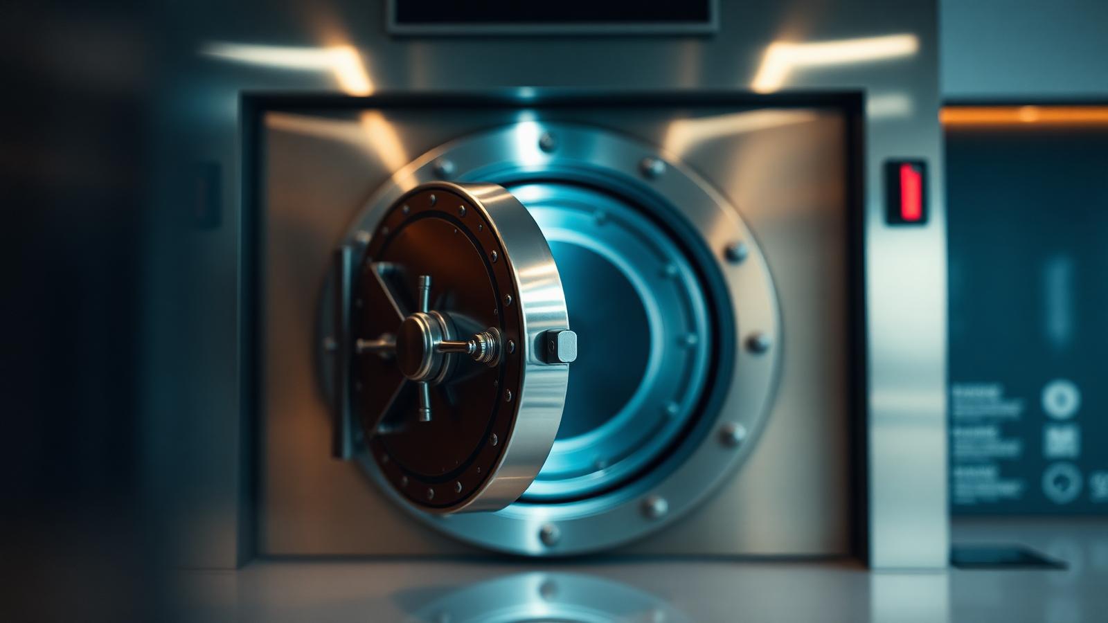 A vault door. Onchain deposit rates now sit close to what an insured savings account pays.